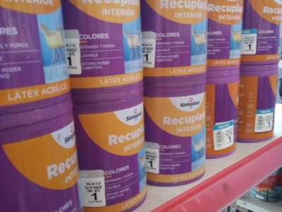Látex x 1 litro recuplast interior color 