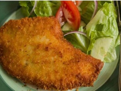 Milanesas de pollo caseras.